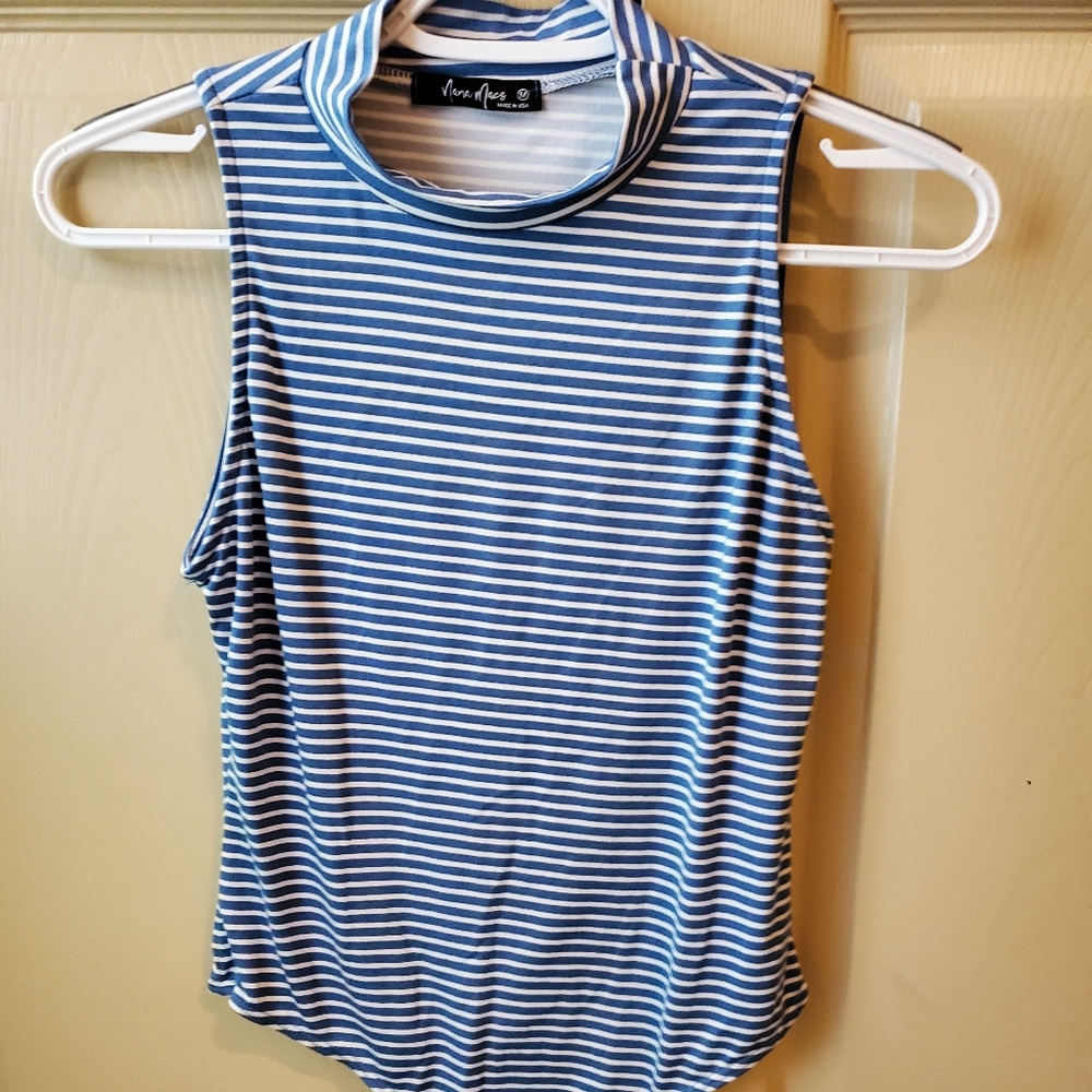 Striped bodysuit